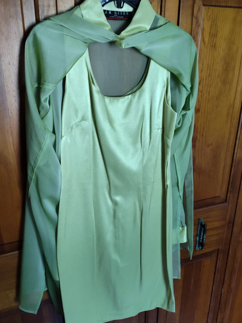 Vintage J.R. Nites by Caliendo Pale Green Formal 2-pc Dress Set
